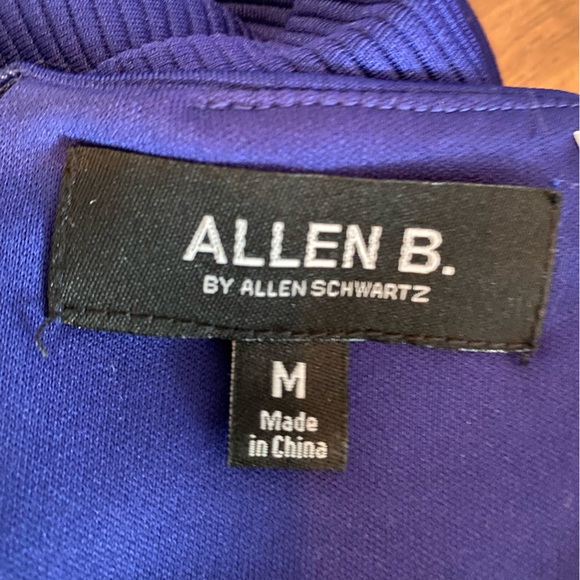 ALLEN B. By Allen Schwartz A-Line Dress Cobalt Blue (US M) - Picture 3 of 4